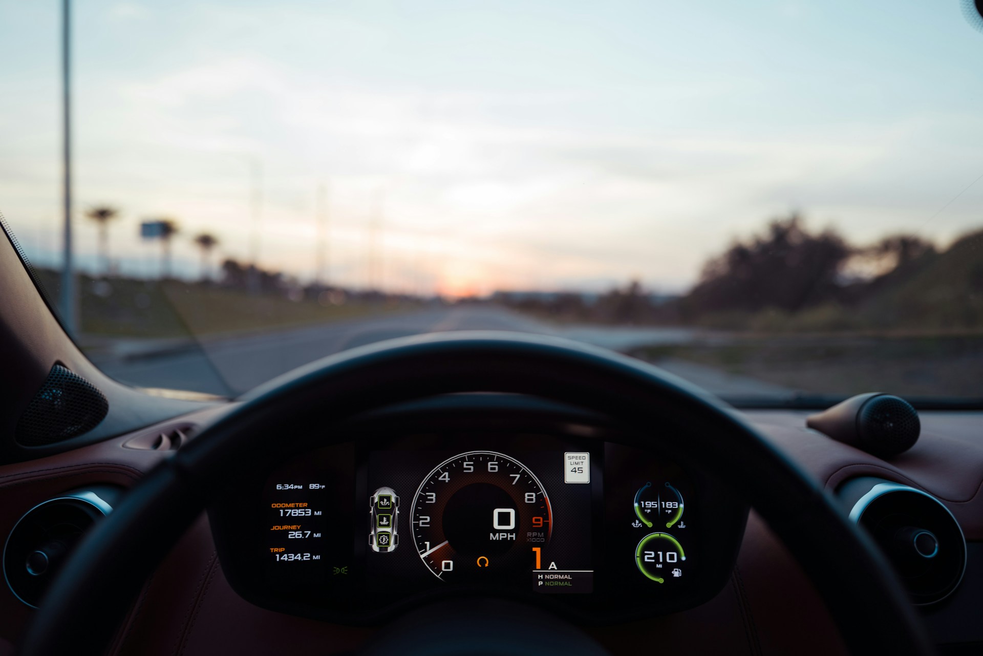 Régime moteur à 130 km/h
